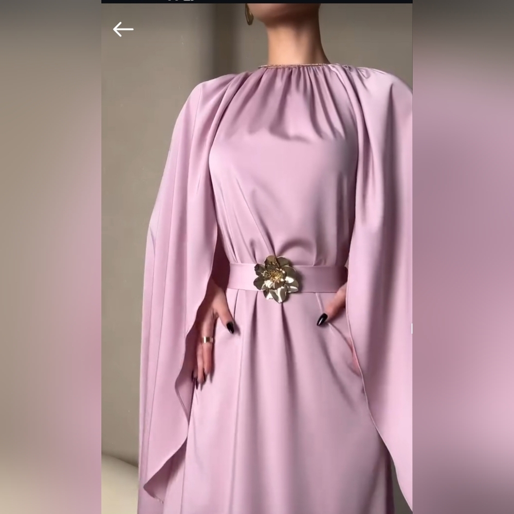 Nwt Lichi Cape Maxi Dress Size M - Picture 2 of 12